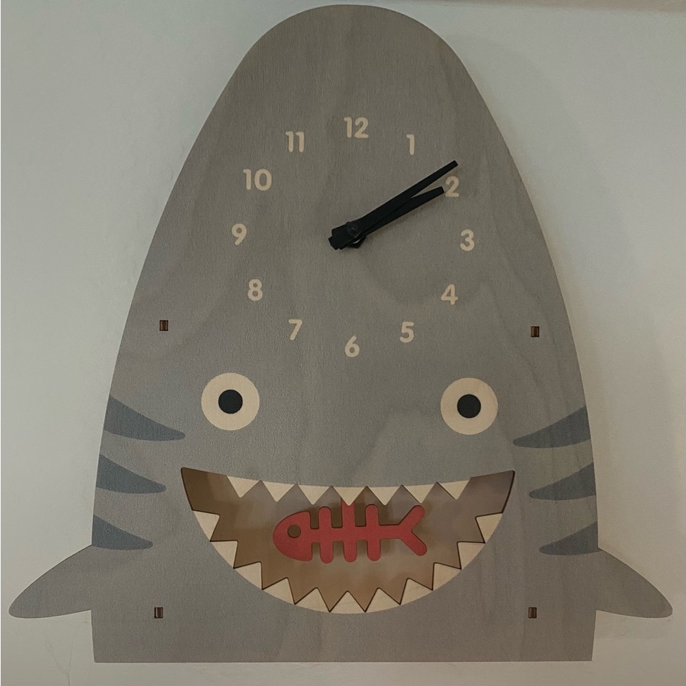 Children’s Shark& fish Pendulum Clock by Modern Moose/Popclox